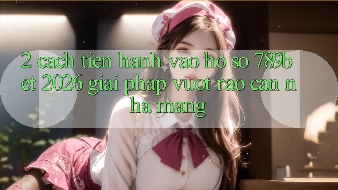2. Cách tiến hành Vào hồ sơ 789bet 2026 - Giải Pháp Vượt Rào Cản Nhà Mạng