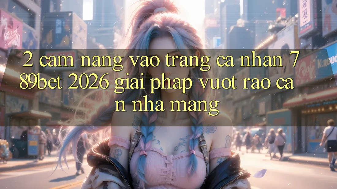 2. Cẩm nang Vào trang cá nhân 789bet 2026 - Giải Pháp Vượt Rào Cản Nhà Mạng