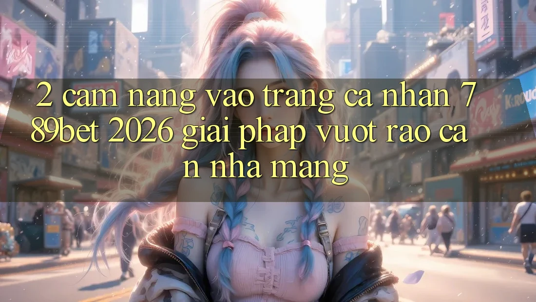 2. Cẩm nang Vào trang cá nhân 789bet 2026 - Giải Pháp Vượt Rào Cản Nhà Mạng 2. Cẩm nang Vào trang cá nhân 789bet 2026 - Giải Pháp Vượt Rào Cản Nhà Mạng