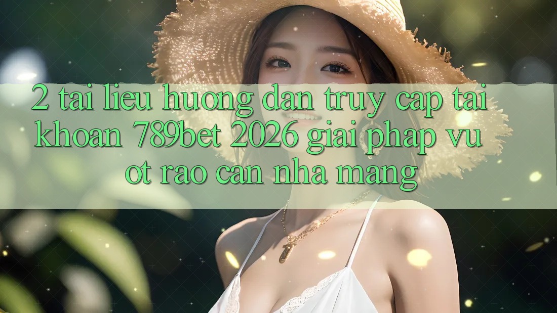2. Tài liệu hướng dẫn Truy cập tài khoản 789bet 2026 - Giải Pháp Vượt Rào Cản Nhà Mạng