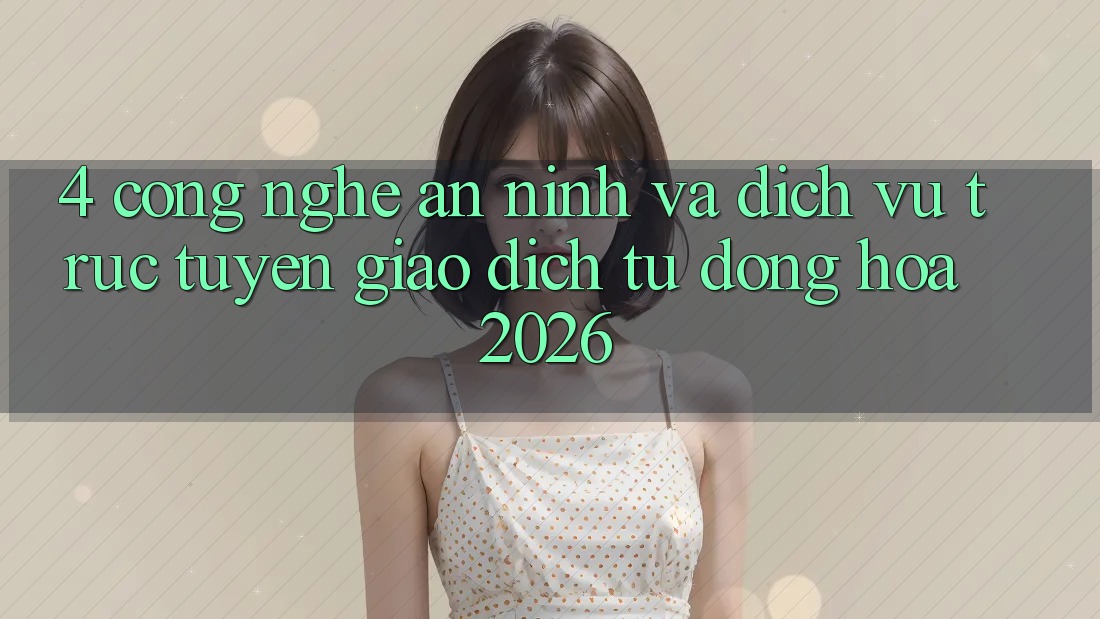 4. Công Nghệ An ninh Và Dịch vụ trực tuyến Giao Dịch Tự Động Hóa 2026