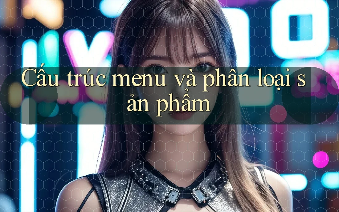 Cấu trúc menu và phân loại sản phẩm