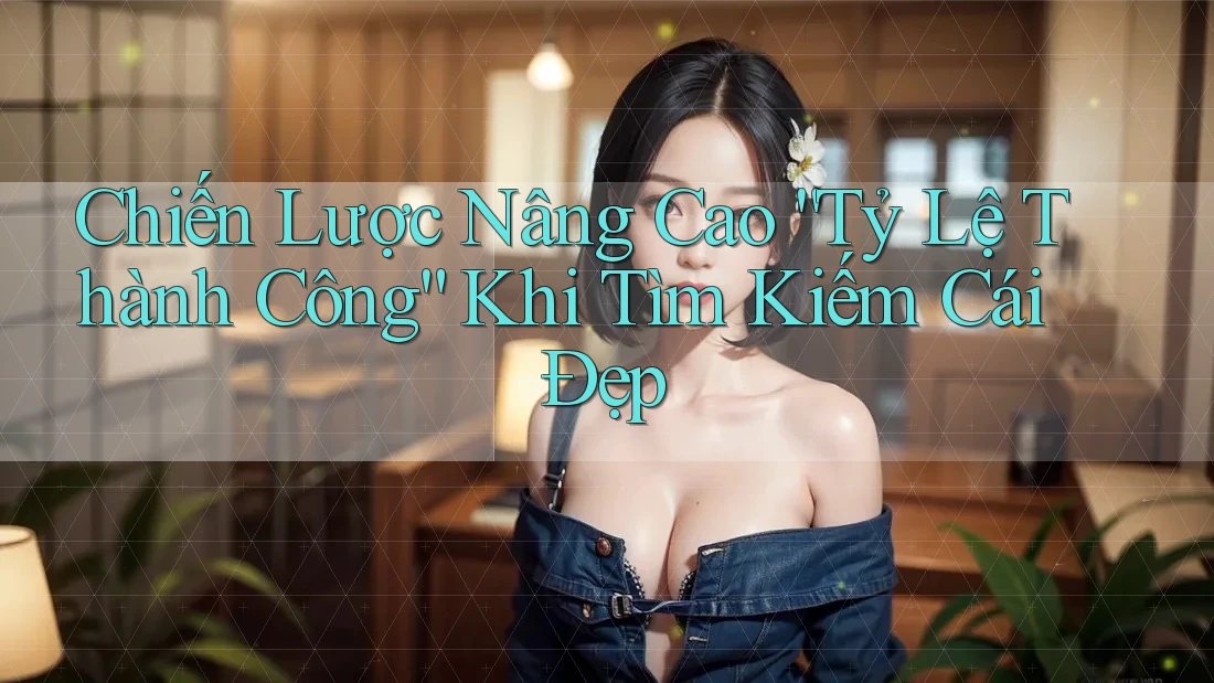 Chiến Lược Nâng Cao “Tỷ Lệ Thành Công” Khi Tìm Kiếm Cái Đẹp