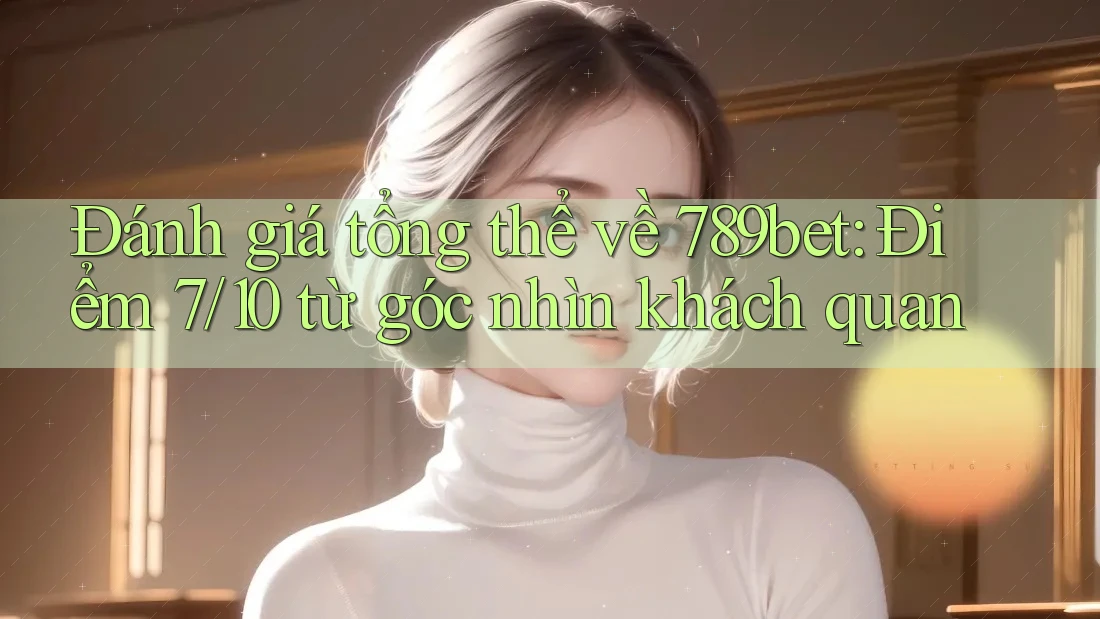 Đánh giá tổng thể về 789bet: Điểm 7/10 từ góc nhìn khách quan