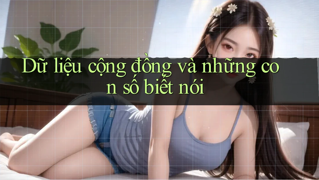 Dữ liệu cộng đồng và những con số biết nói