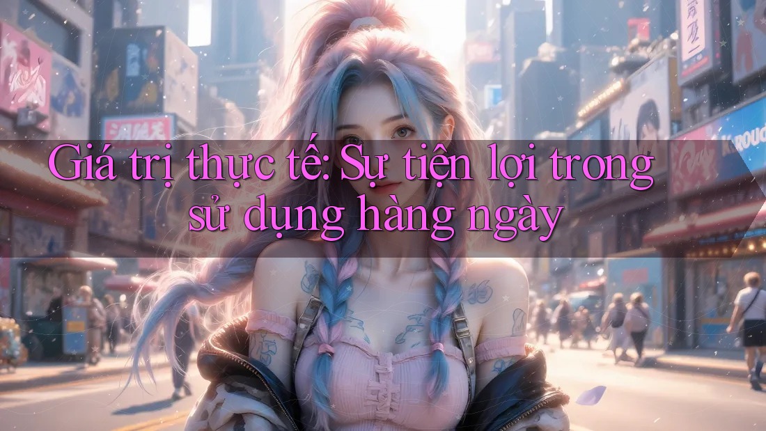 Giá trị thực tế: Sự tiện lợi trong sử dụng hàng ngày