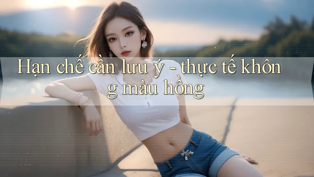 Hạn chế cần lưu ý - thực tế không màu hồng