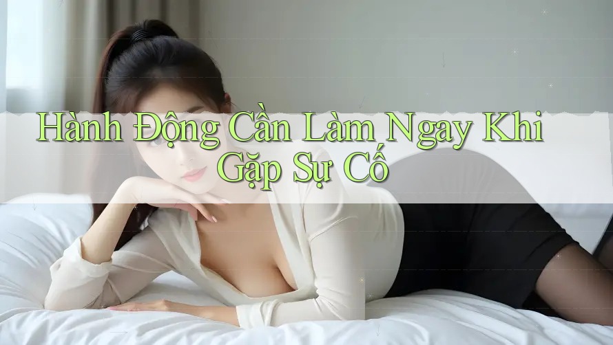 Hành Động Cần Làm Ngay Khi Gặp Sự Cố