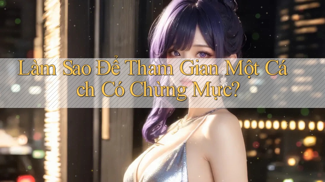 Làm Sao Để Tham Gian Một Cách Có Chừng Mực?
