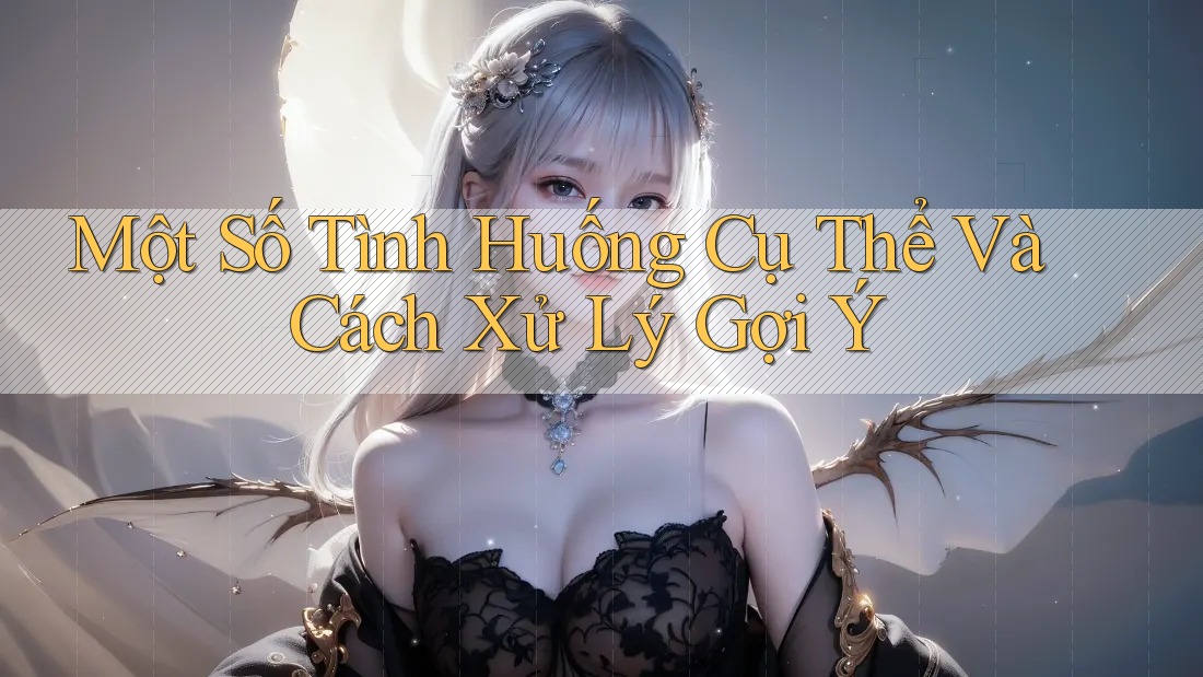 Một Số Tình Huống Cụ Thể Và Cách Xử Lý Gợi Ý Một Số Tình Huống Cụ Thể Và Cách Xử Lý Gợi Ý