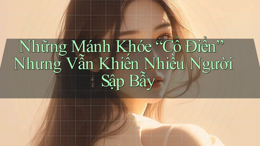 Những Mánh Khóe “Cổ Điển” Nhưng Vẫn Khiến Nhiều Người Sập Bẫy