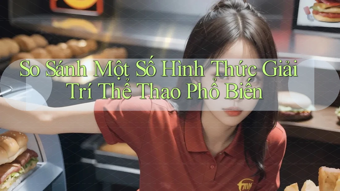 So Sánh Một Số Hình Thức Giải Trí Thể Thao Phổ Biến
