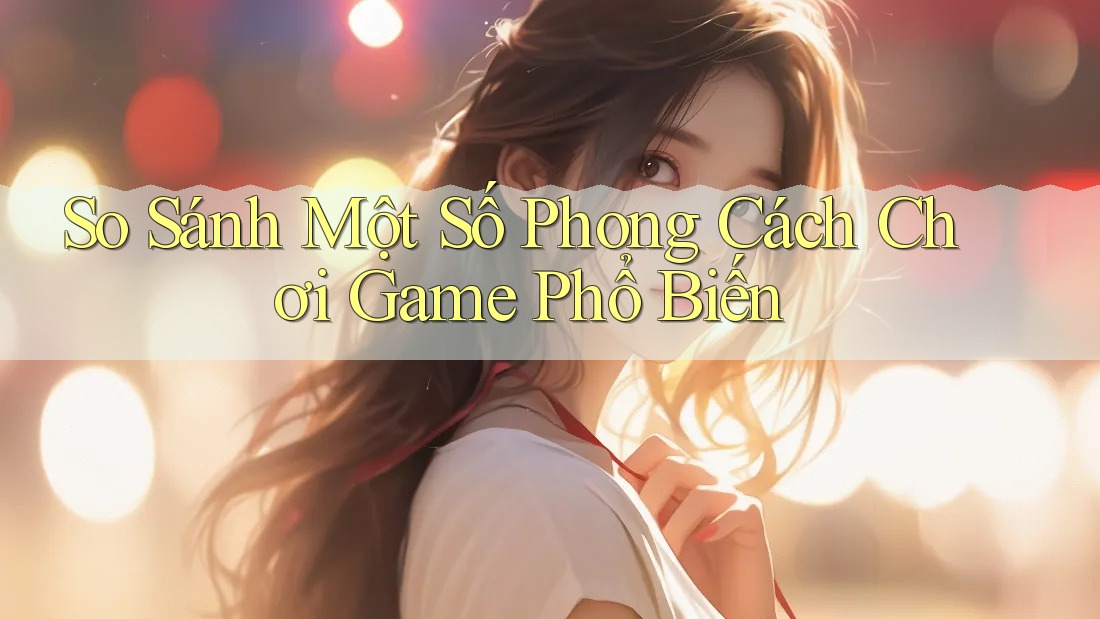 So Sánh Một Số Phong Cách Chơi Game Phổ Biến