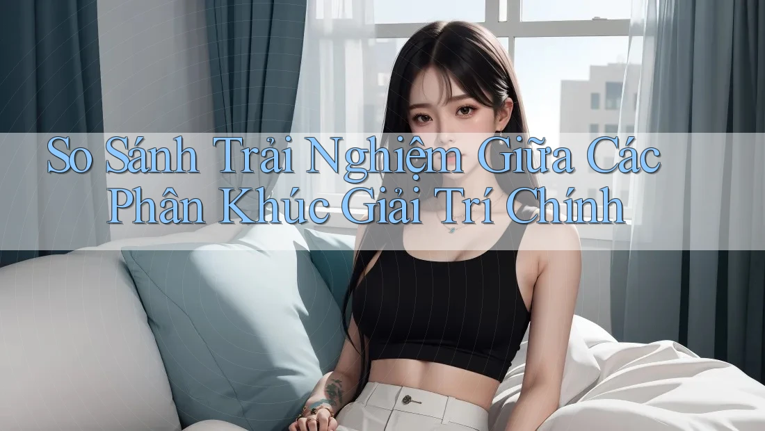 So Sánh Trải Nghiệm Giữa Các Phân Khúc Giải Trí Chính