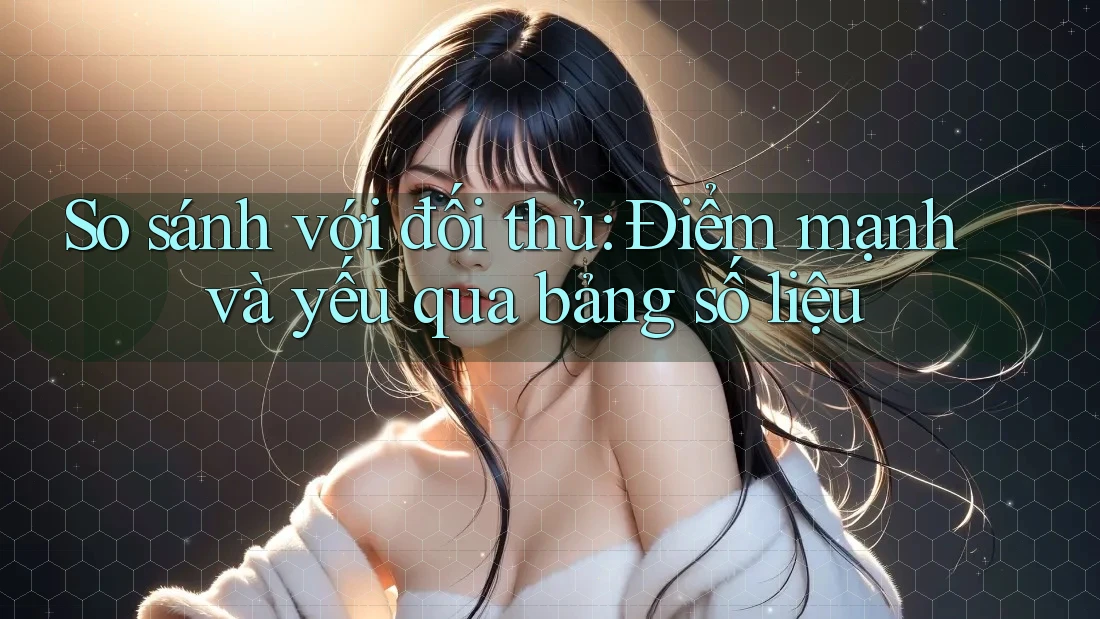 So sánh với đối thủ: Điểm mạnh và yếu qua bảng số liệu