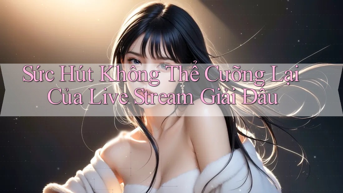 Sức Hút Không Thể Cưỡng Lại Của Live Stream Giải Đấu