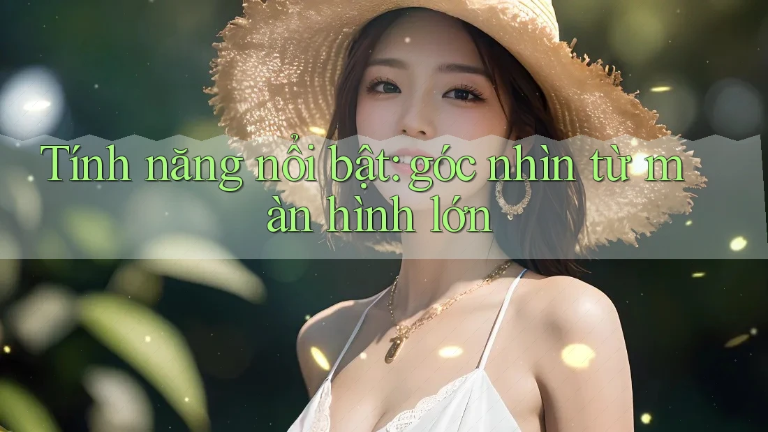 Tính năng nổi bật: góc nhìn từ màn hình lớn
