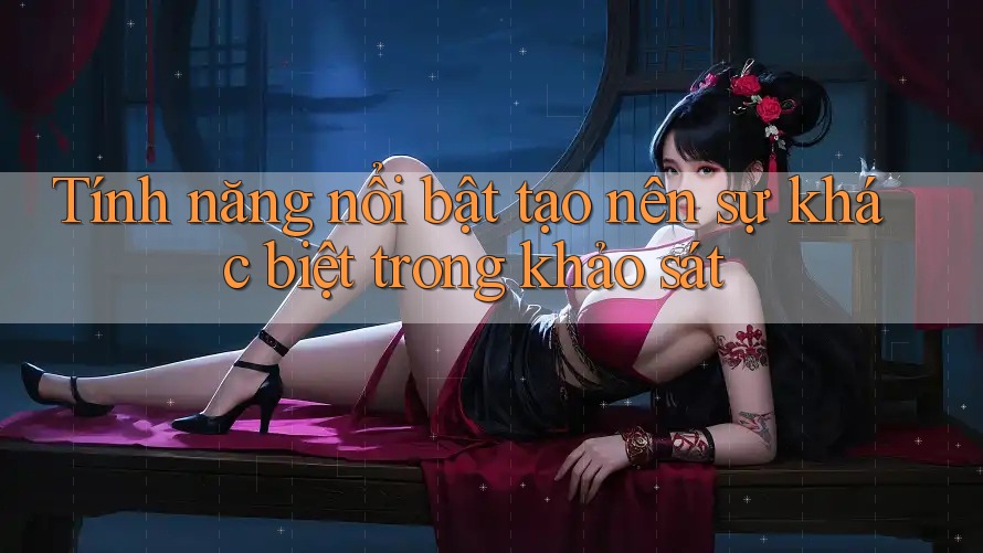 Tính năng nổi bật tạo nên sự khác biệt trong khảo sát