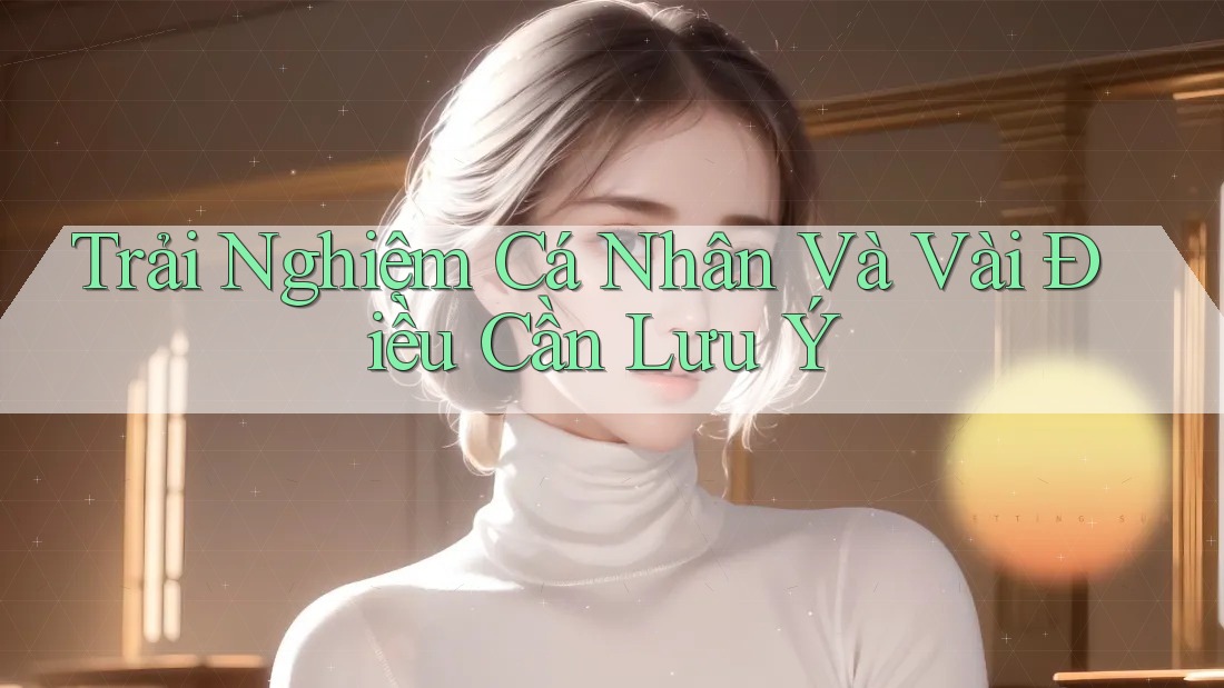 Trải Nghiệm Cá Nhân Và Vài Điều Cần Lưu Ý
