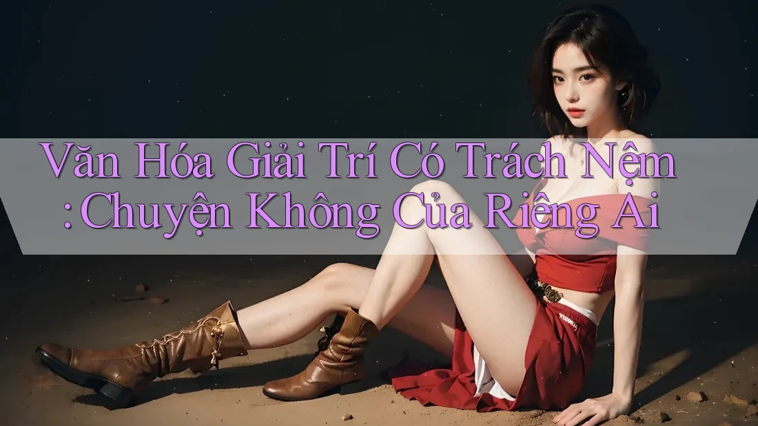Văn Hóa Giải Trí Có Trách Nệm: Chuyện Không Của Riêng Ai Văn Hóa Giải Trí Có Trách Nệm: Chuyện Không Của Riêng Ai