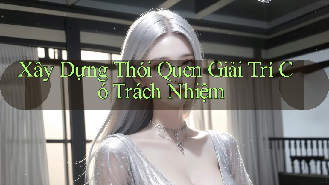 Xây Dựng Thói Quen Giải Trí Có Trách Nhiệm